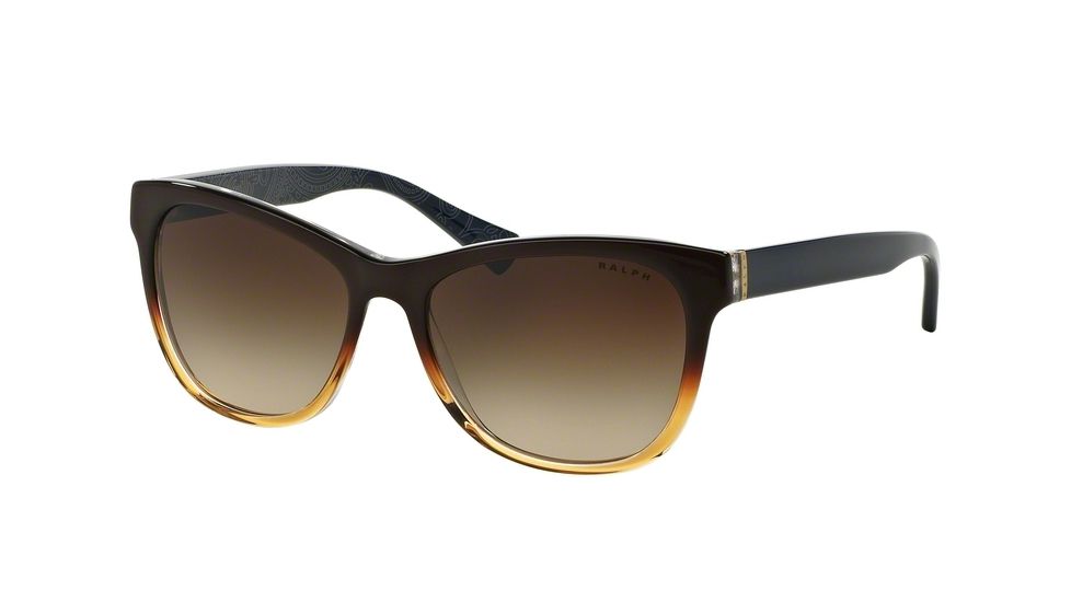 Ralph RA5196 Bifocal Prescription Sunglasses RA5196-144413-54 - Lens Diameter 54 mm, Frame Color Brown Gradient/navy Bandana