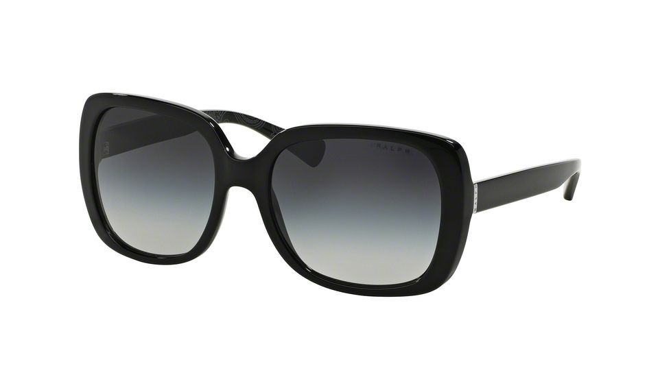 Ralph RA5198 Single Vision Prescription Sunglasses RA5198-142311-56 - Lens Diameter 56 mm, Frame Color Black/black Bandana