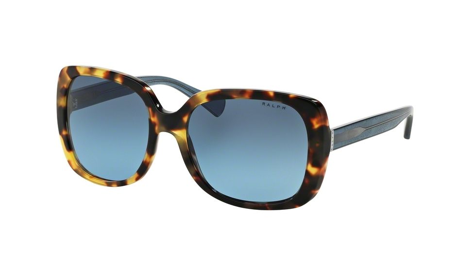 Ralph RA5198 Single Vision Prescription Sunglasses RA5198-142417-56 - Lens Diameter 56 mm, Frame Color Tokyo Tort/denim Blue Bandana