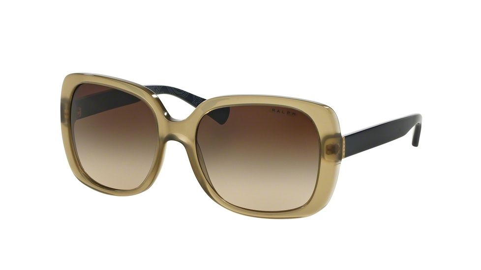 Ralph RA5198 Single Vision Prescription Sunglasses RA5198-143013-56 - Lens Diameter 56 mm, Frame Color Olive/navy Bandana