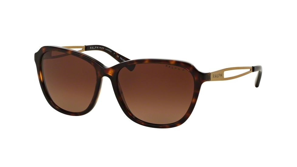 Ralph RA5199 Progressive Prescription Sunglasses RA5199-1452T5-57 - Lens Diameter 57 mm, Frame Color Tortoise/Gold