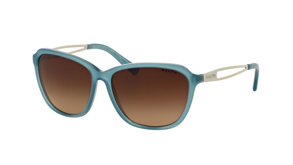 Ralph RA5199 Progressive Prescription Sunglasses RA5199-145413-57 - Lens Diameter 57 mm, Frame Color Blue/White