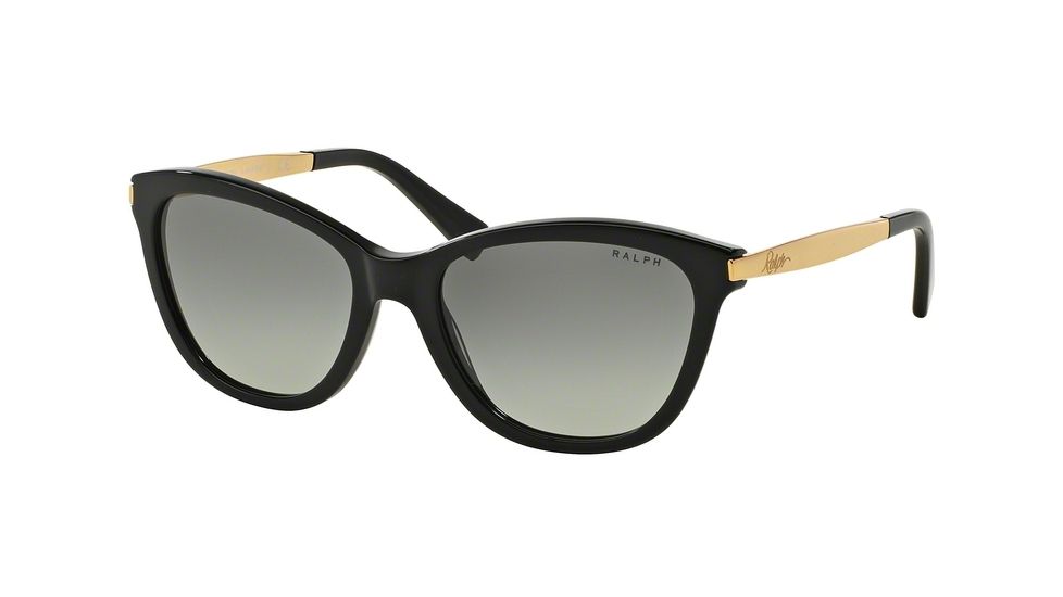 Ralph RA5201 Single Vision Prescription Sunglasses RA5201-126511-54 - Lens Diameter 54 mm, Frame Color Black/Gold