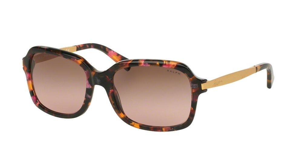 Ralph RA5202 Progressive Prescription Sunglasses RA5202-146014-55 - Lens Diameter 55 mm, Frame Color Pink Marble/gold
