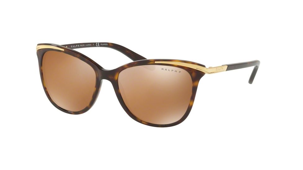 Ralph RA5203 Progressive Prescription Sunglasses RA5203-13782T-54 - Lens Diameter 54 mm, Frame Color Dark Tortoise