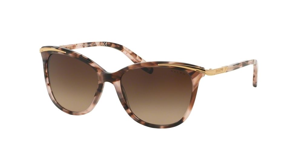 Ralph RA5203 Progressive Prescription Sunglasses RA5203-146313-54 - Lens Diameter 54 mm, Frame Color Pink Tortoise