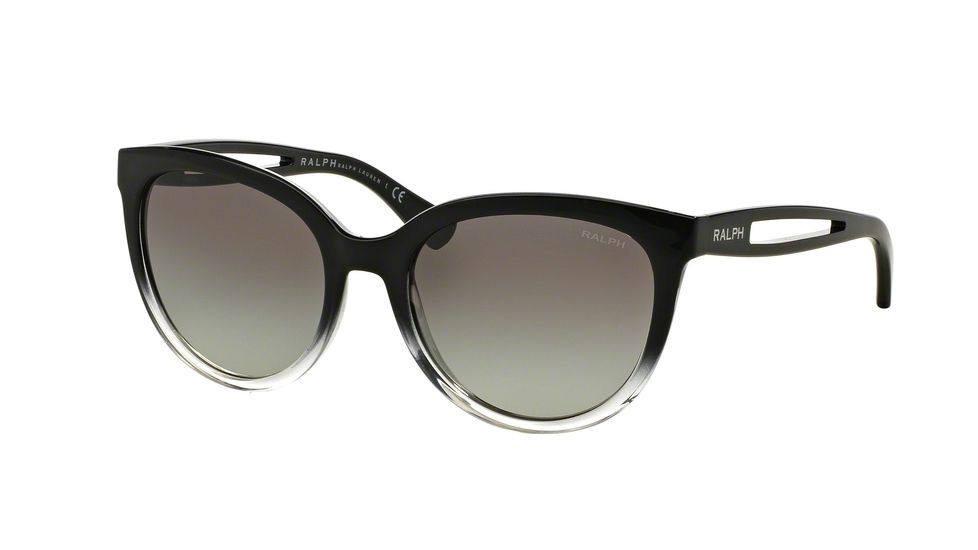 Ralph RA5204 Progressive Prescription Sunglasses RA5204-144811-55 - Lens Diameter 55 mm, Frame Color Black Gradient/black