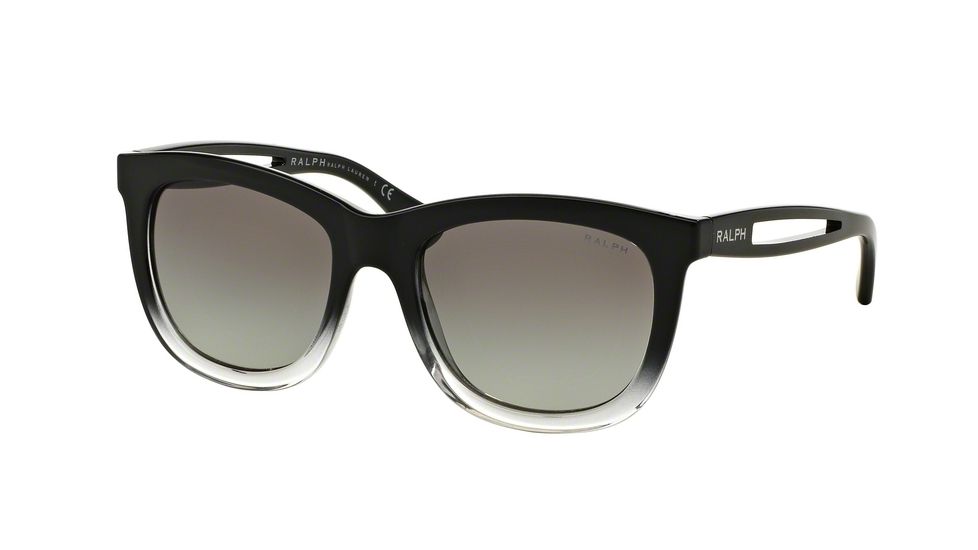 Ralph RA5205 Progressive Prescription Sunglasses RA5205-144811-53 - Lens Diameter 53 mm, Frame Color Black Gradient/black