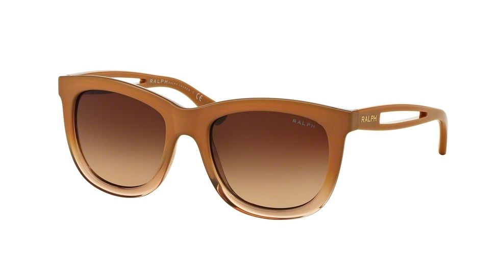 Ralph RA5205 Progressive Prescription Sunglasses RA5205-145013-53 - Lens Diameter 53 mm, Frame Color Brown Gradient/brown