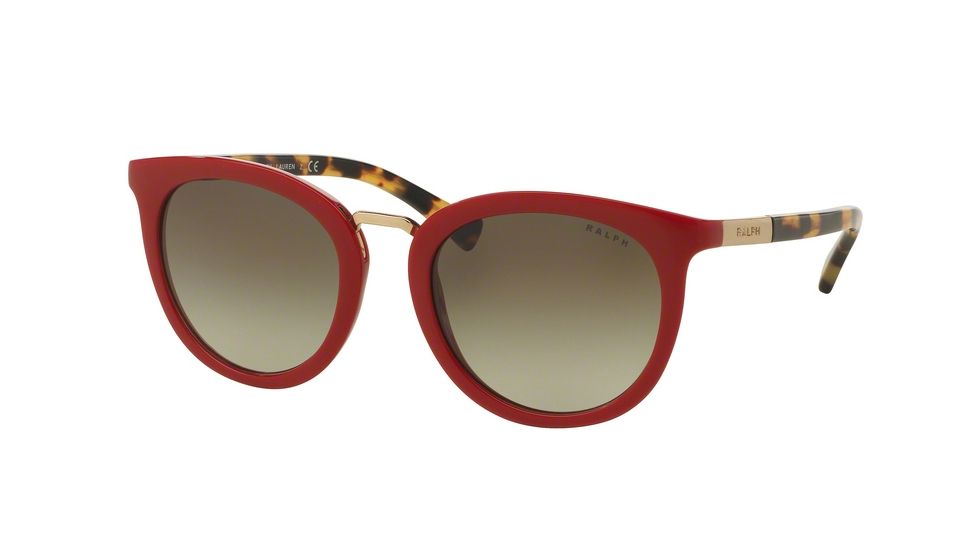 Ralph RA5207 Bifocal Prescription Sunglasses RA5207-15058E-52 - Lens Diameter 52 mm, Frame Color Red/tokyo Tortoise