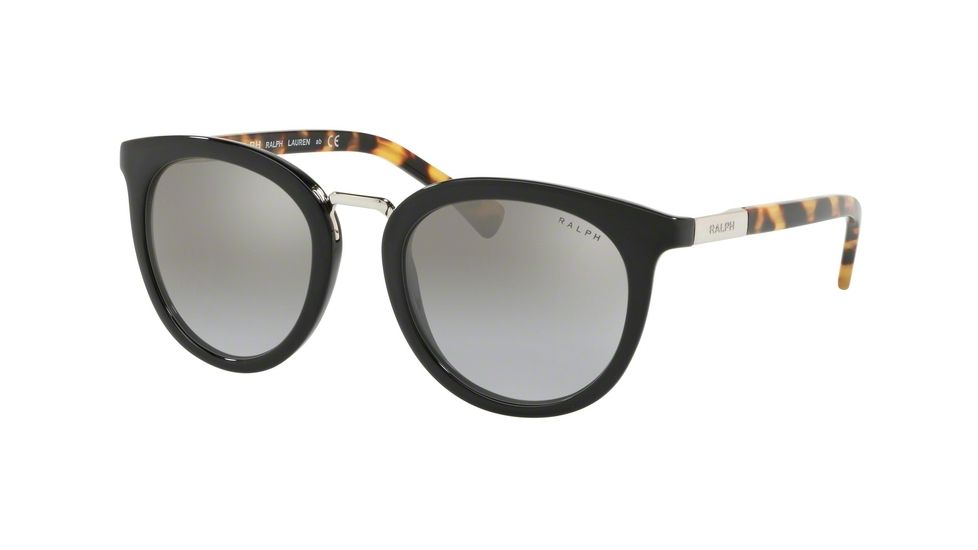 Ralph RA5207 Bifocal Prescription Sunglasses, 52mm, Black, RA5207-50016V-52-BI