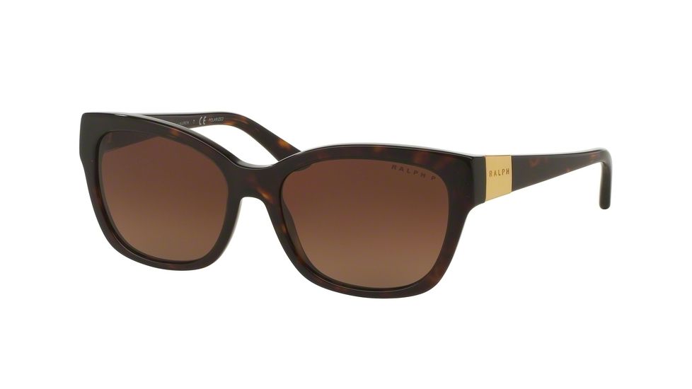 Ralph RA5208 Single Vision Prescription Sunglasses RA5208-1378T5-55 - Lens Diameter 55 mm, Frame Color Dark Tortoise