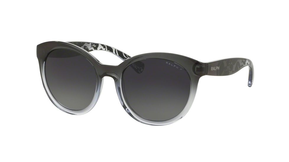 Ralph RA5211 Progressive Prescription Sunglasses RA5211-1511T3-53 - Lens Diameter 53 mm, Frame Color Black Gradient