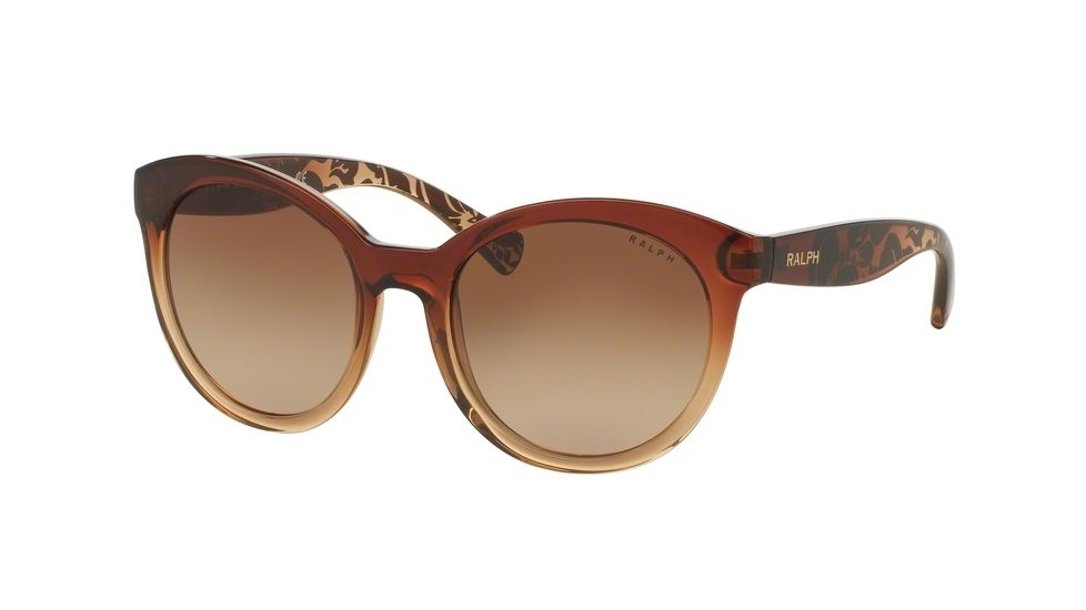 Ralph RA5211 Progressive Prescription Sunglasses RA5211-151413-53 - Lens Diameter 53 mm, Frame Color Brown Gradient