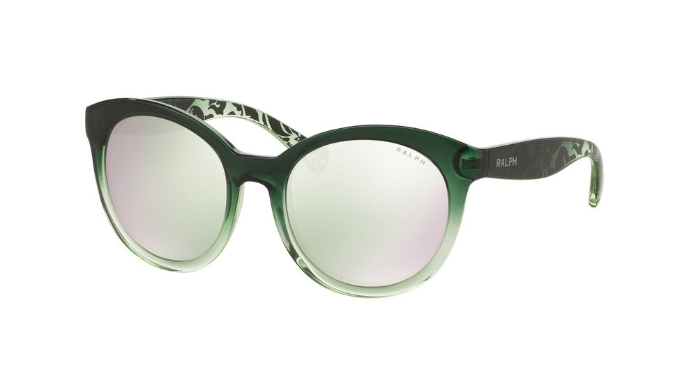 Ralph RA5211 Progressive Prescription Sunglasses RA5211-151645-53 - Lens Diameter 53 mm, Frame Color Green Gradient