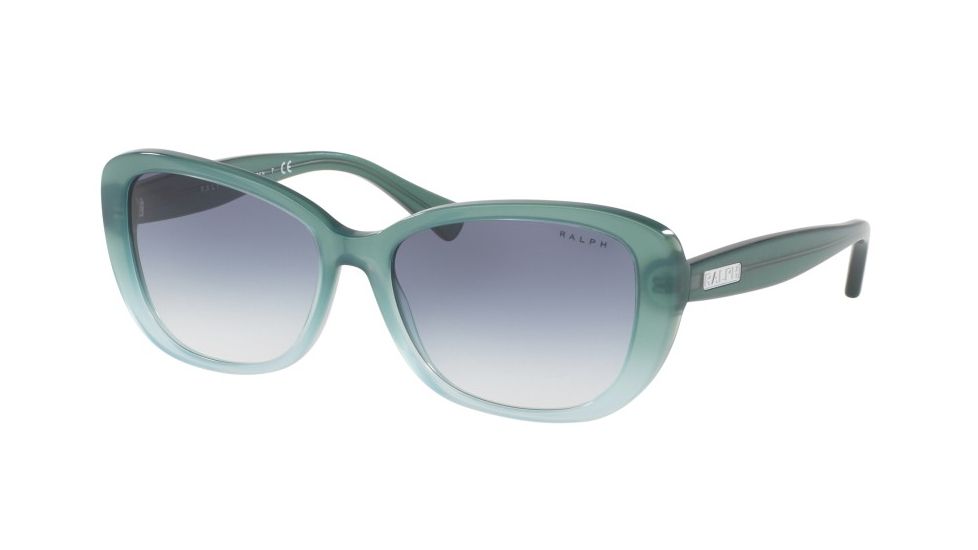 Ralph RA5215 Single Vision Prescription Sunglasses RA5215-316979-57 - Lens Diameter 57 mm, Frame Color Teal Gradient/teal