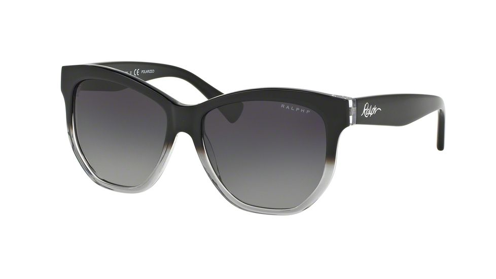 Ralph RA5219 Bifocal Prescription Sunglasses RA5219-1448T3-56 - Lens Diameter 56 mm, Frame Color Black Gradient/black