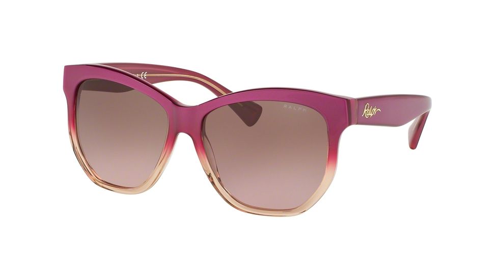 Ralph RA5219 Bifocal Prescription Sunglasses RA5219-158014-56 - Lens Diameter 56 mm, Frame Color Purple Gradient/purple