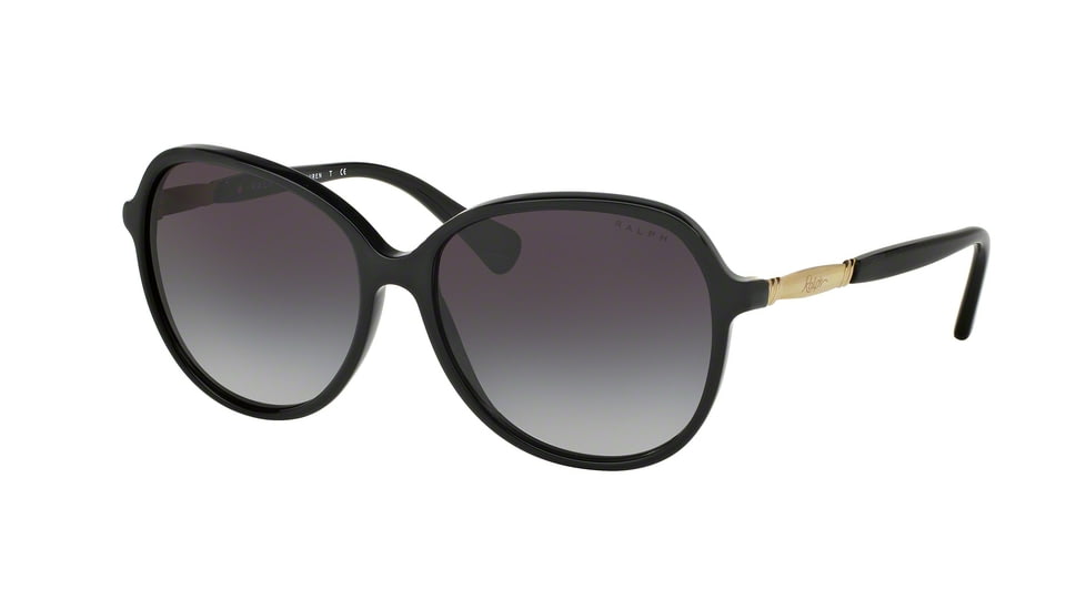 Ralph RA5220 Sunglasses 137711-57 - Black Frame, Grey Gradient Lenses