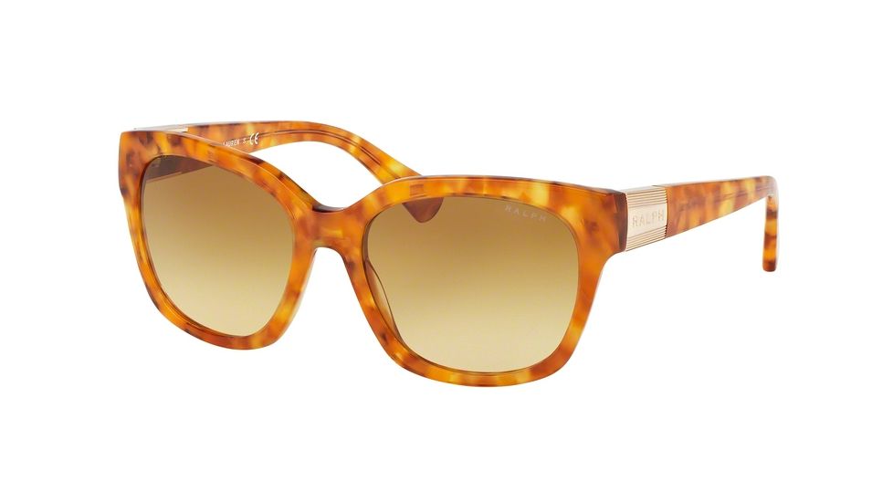 Ralph RA5221 Single Vision Prescription Sunglasses RA5221-15862L-54 - Lens Diameter 54 mm, Frame Color Yellow Tortoise