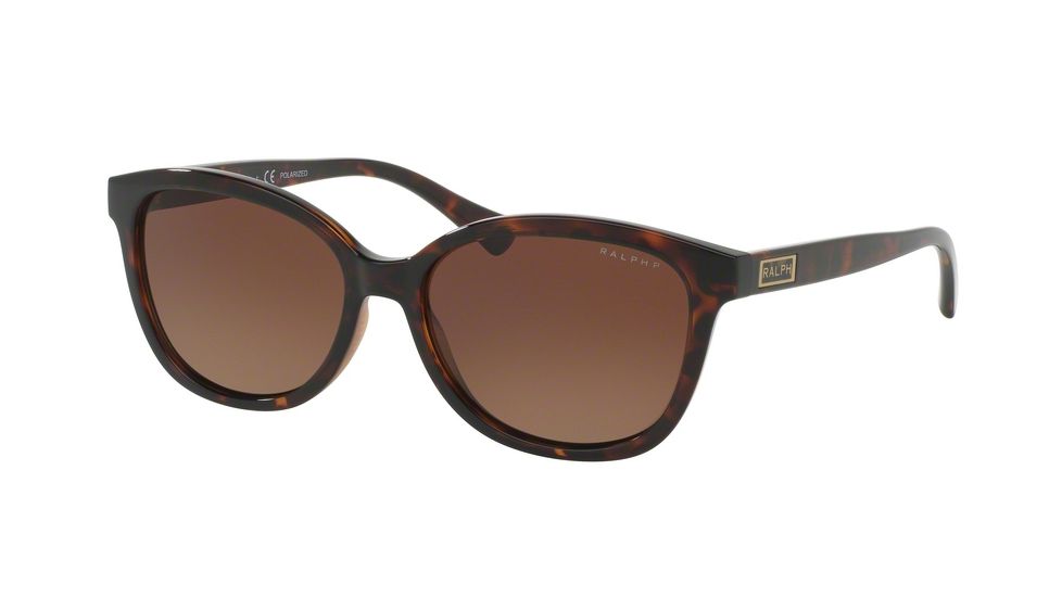 Ralph RA5222 Single Vision Prescription Sunglasses RA5222-1378T5-56 - Lens Diameter 56 mm, Frame Color Dark Tortoise