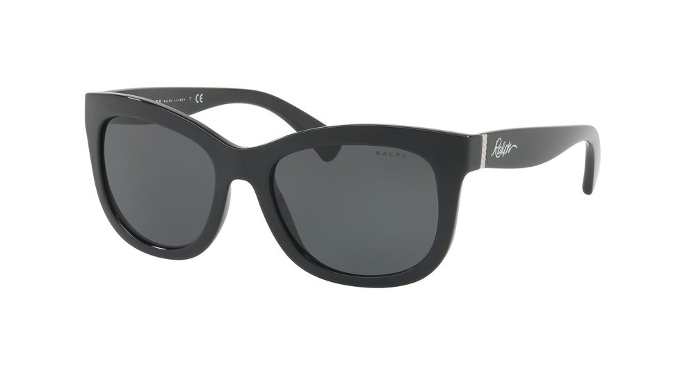 Ralph RA5234 Single Vision Prescription Sunglasses RA5234-137787-53 - Lens Diameter 53 mm, Frame Color Black
