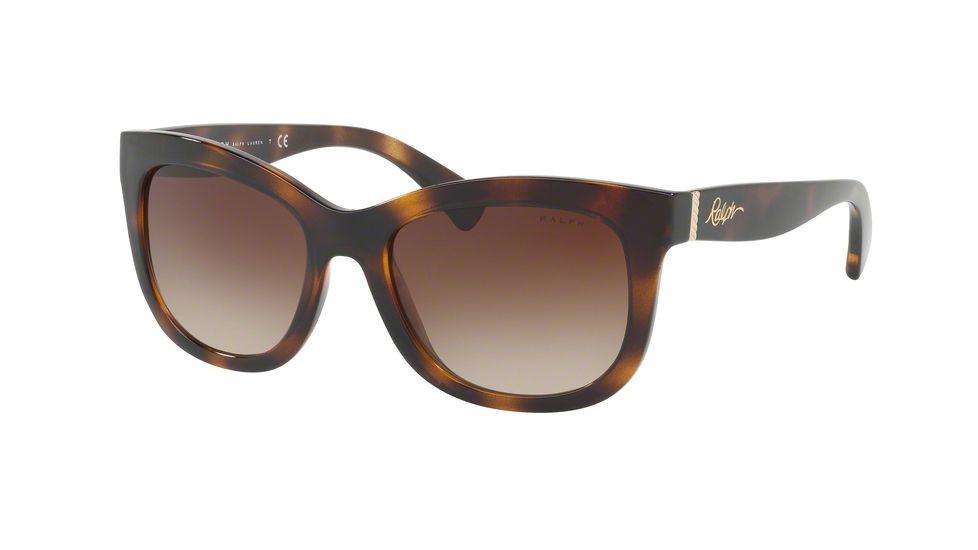 Ralph RA5234 Single Vision Prescription Sunglasses RA5234-137813-53 - Lens Diameter 53 mm, Frame Color Dark Tortoise