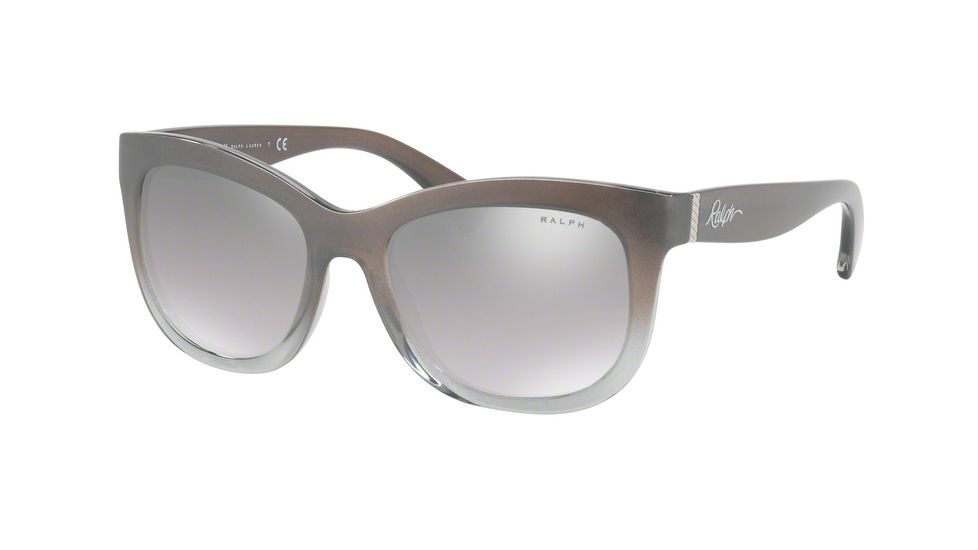 Ralph RA5234 Single Vision Prescription Sunglasses RA5234-16756V-53 - Lens Diameter 53 mm, Frame Color Pearl Silver Gradient