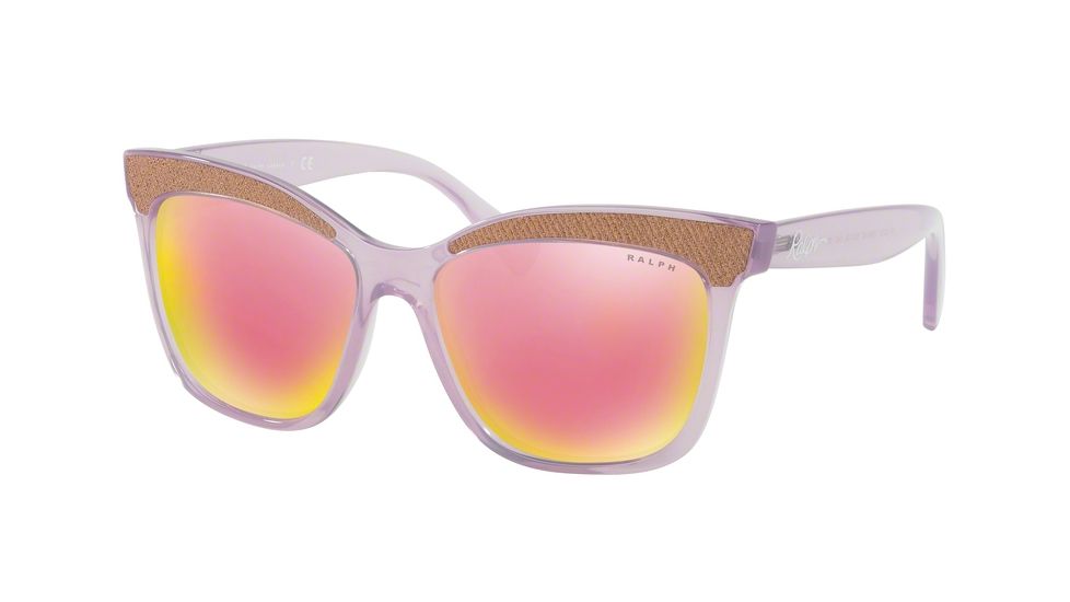 Ralph RA5235 Single Vision Prescription Sunglasses RA5235-16894Z-56 - Lens Diameter 56 mm, Frame Color Lavender