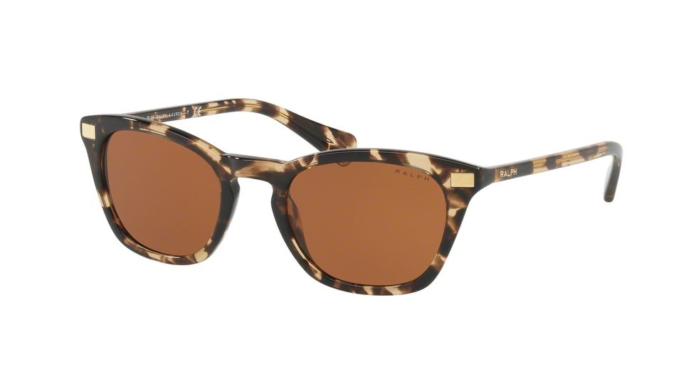Ralph RA5236 Single Vision Prescription Sunglasses RA5236-169173-51 - Lens Diameter 51 mm, Frame Color Smoky Tortoise