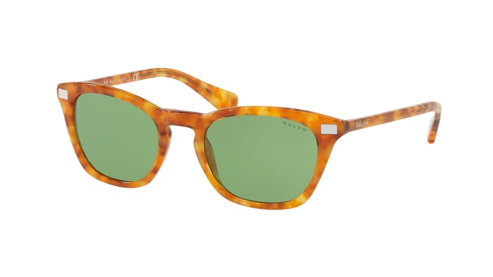 Ralph RA5236 Single Vision Prescription Sunglasses, 51mm, Honey Tortoise, RA5236-16942-51-SV