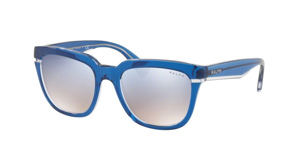 Ralph RA5237 Bifocal Prescription Sunglasses RA5237-16967B-53 - Lens Diameter 53 mm, Frame Color Blue Crystal