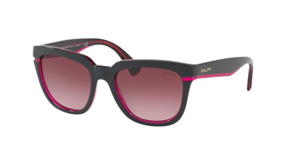 Ralph RA5237 Bifocal Prescription Sunglasses RA5237-17008H-53 - Lens Diameter 53 mm, Frame Color Grey/Pink