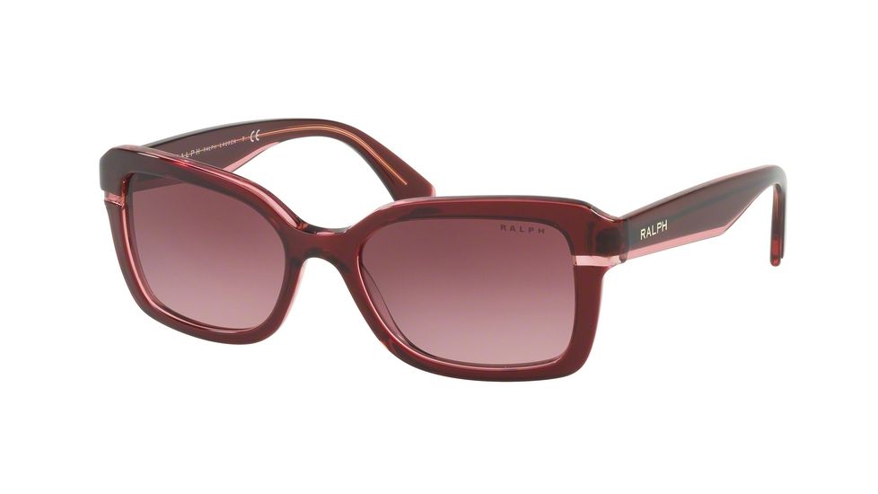 Ralph RA5239 Single Vision Prescription Sunglasses RA5239-16988H-54 - Lens Diameter 54 mm, Frame Color Burgundy Violet