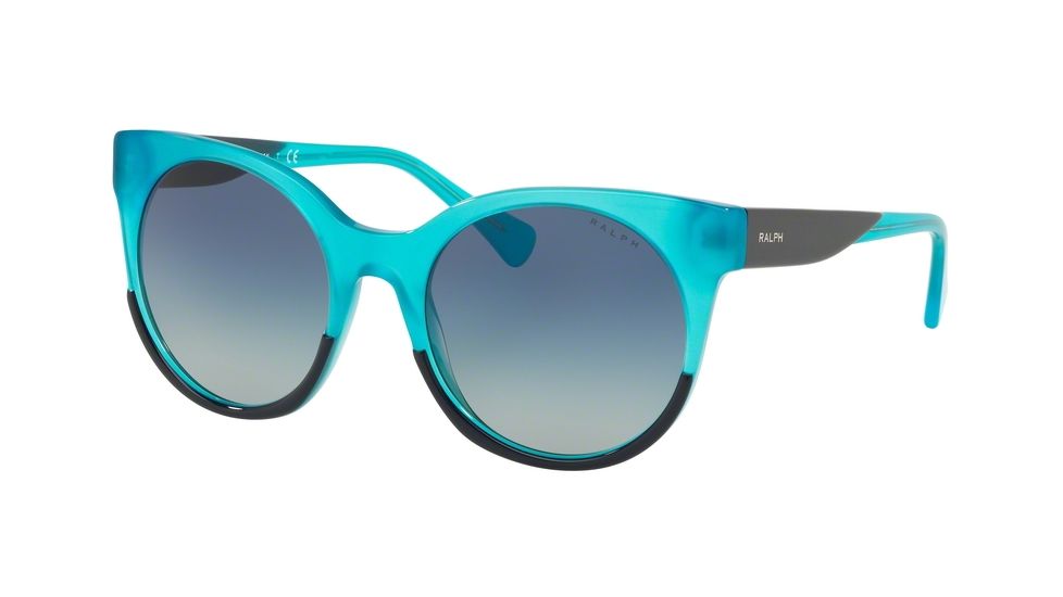 Ralph RA5246 Prescription Sunglasses, 55mm, Top Blue/Opal Azure, RA5246-57204L-55-SV