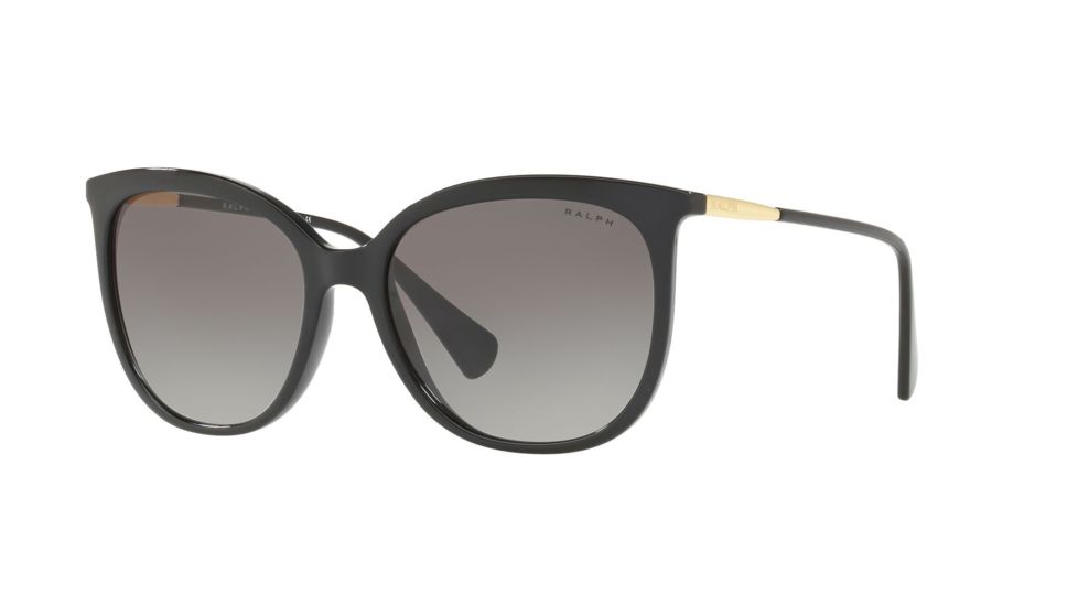 Ralph RA5248 Bifocal Prescription Sunglasses, 56mm, Black, RA5248-500111-56-BI