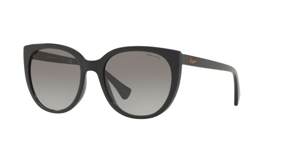 Ralph RA5249 Bifocal Prescription Sunglasses, 55mm, Black, RA5249-500111-55-BI
