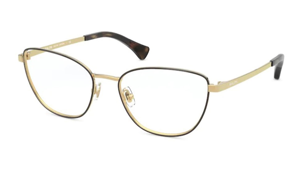 Ralph RA6046 Prescription Eyeglasses 9377-53 - Gold/Brown