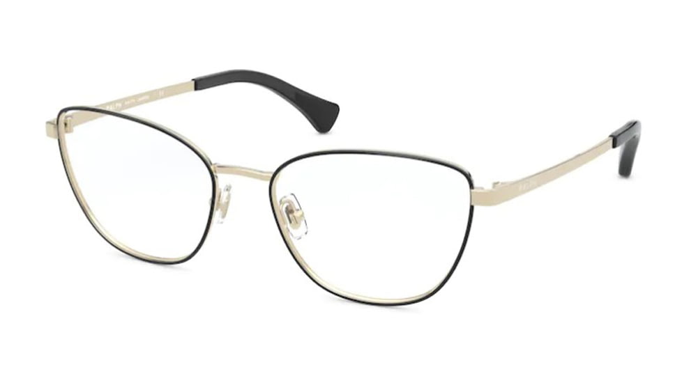 Ralph RA6046 Prescription Eyeglasses 9391-53 - Light Gold/Black