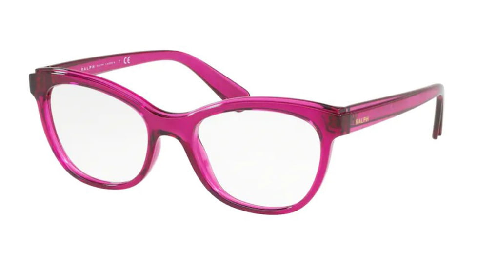 Ralph RA7105 Prescription Eyeglasses 5748-52 - Transparent Burgundy