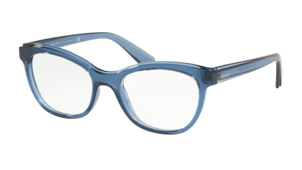 Ralph RA7105 Prescription Eyeglasses 5749-52 - Transparent Blue