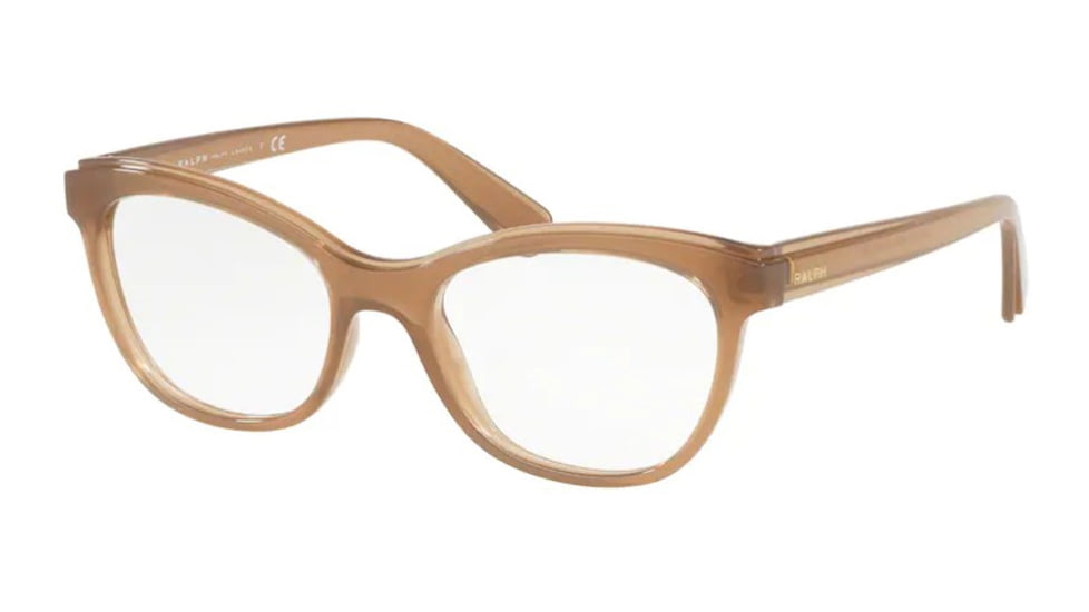 Ralph RA7105 Prescription Eyeglasses 5750-52 - Transparent Caramel