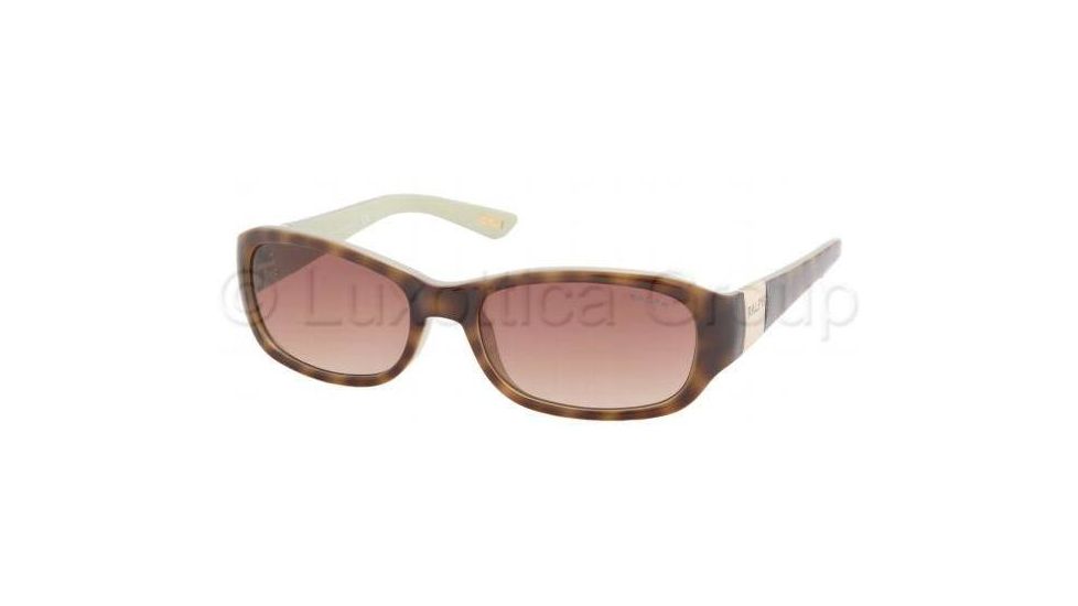 Ralph RA5043 Sunglasses with No-Line Progressive Rx Prescription Lenses RA5043-535-13-5617 - Lens Diameter: 56 mm, Frame Color: Brown / Horn