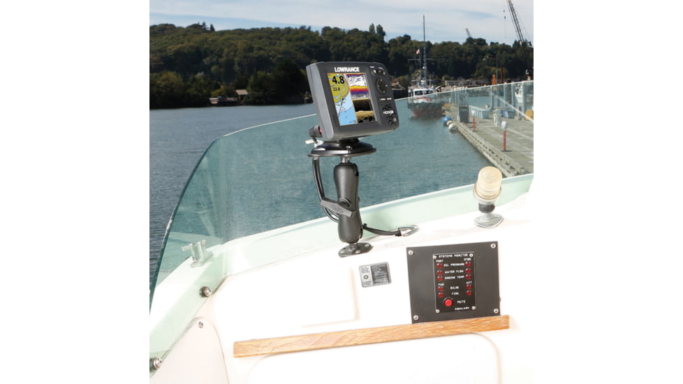 Ram Mounts 1.5in Rugged Use Ball Mount For Select Humminbird And Lowrance, RAM-107