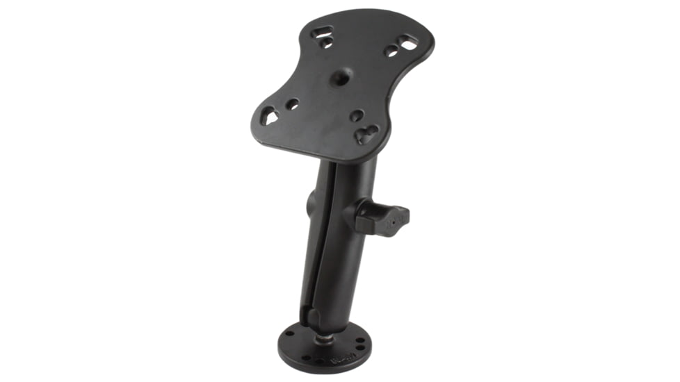 Ram Mounts 1in Light Use Ball Mount With Long Double Socket For Select Humminbird And Lowrance, RAM-B-107U-C