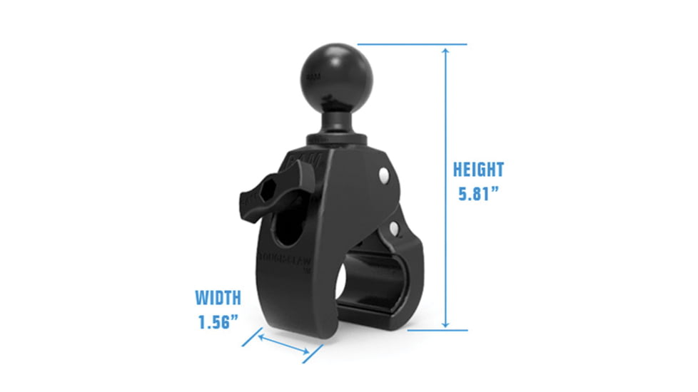 Ram Mounts Tough Claw With 1.5in Ball, Medium, RAP-404U