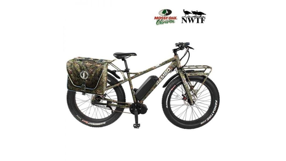 Rambo Bikes 750W Electric Bike NWTF Edition, Mossy Oak Obsession 816153012476