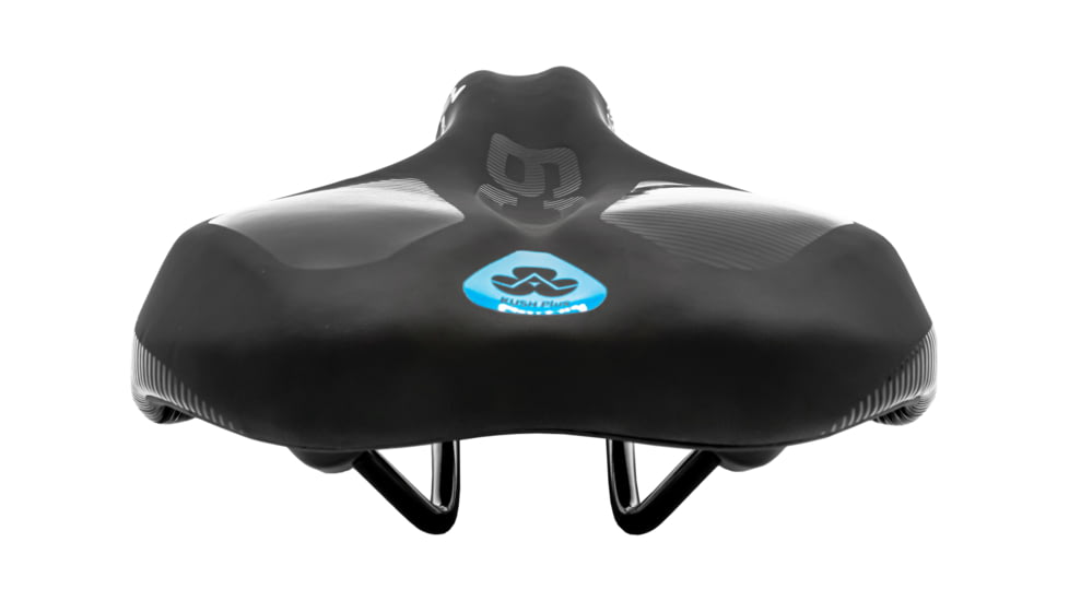 Rambo Bikes Cloud 9 Airflow Sport Wide Saddle Seat w/ Memory Foam, Black, RP-25-08-01