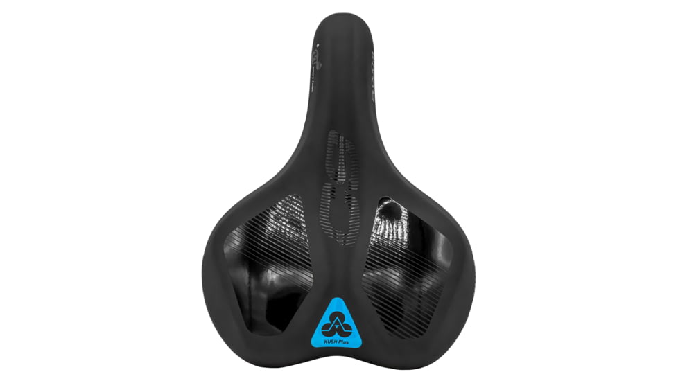Rambo Bikes Cloud 9 Airflow Sport Wide Saddle Seat w/ Memory Foam, Black, RP-25-08-01