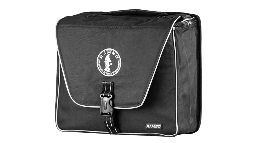 Rambo Bikes Half Saddle Bag, Black, R155